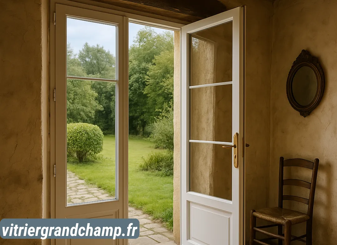 Installation de fenêtre en PVC Grand-Champ