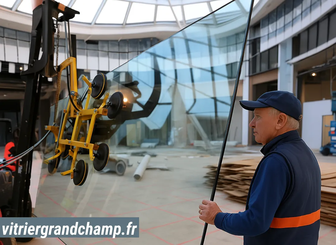 Remplacement de vitrine magasin Grand-Champ